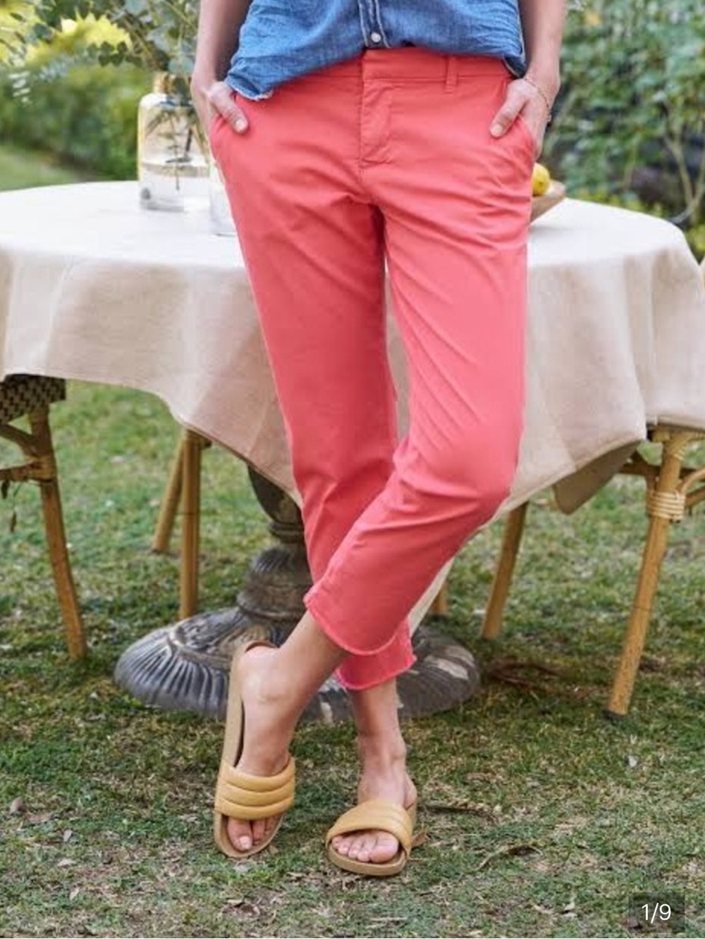 Frank & Eileen • Wicklow Chino Cropped Pants